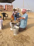 Le th� �tcha� sur la plage