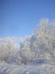 ... och vackert sn�landskap ...