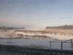 Borta fr�n isl�ggning och dimman ...
