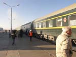 Dans une gare mongole