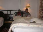 ... p� hotellet fryser vi !