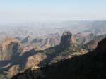 Vue sur la cha�ne Simien ...