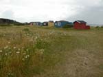Small cottages on the beach