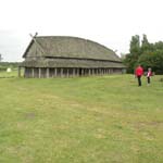 Reconstructed viking house