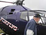 Vi byter till helikopter ...
