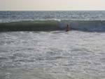 Robban affronte les vagues