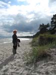 La plage � �hus