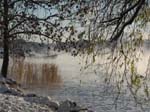 December 3: -12 c. (10 F), the lake starts to freeze ...