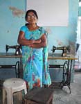 Sunila Devi, la responsable de l'atelier
