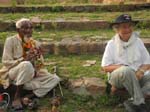 Un musicien pr�s du temple Lakshmi