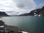Le lac Tarfala ...