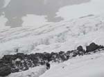 Beaucoup de crevasses ...