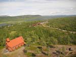 L'h�licopt�re descend vers Nikkaluokta