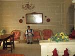 The dining room