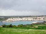 Delimara Peninsula: Marsaxlokk below ...