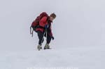 Oh, oh! There's snow everwhere! And this is REALLY steep.