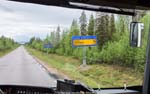 On the bus, heading for Ritsem