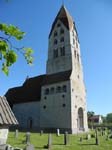 Tingst�de: l'�glise du 13<sup>i�me</sup> s.