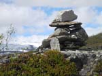 The top cairn