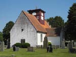 Sk�ne: Rinkaby church from 13th c. ...