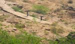 La route vers un temple en montagne