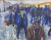 Workers on their Way Home