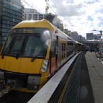 Le train pour Sydney