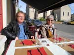 Hans J�rgen et Nora dans un restaurant ...