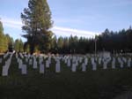 One of the 25 cemeteries with coal miners