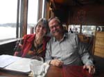 Robby  and Janet at Ivar's fish restaurant