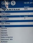 Amtrak: notre train jusqu'� Portland