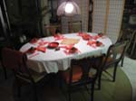 Vi f�rbereder hans hem ...