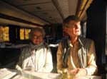Dans le wagon-restaurant ...