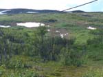 Vue sur l'h�tel et notre chalet