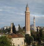 <i>Saat Kulesi, Yivli Minare</i> och mosk�n <i>Tekeli Mehmet Paşa</i>
