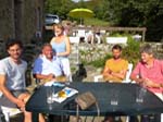 Bruno, Lucien, Corinne, Dan och Robban