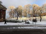 <i>January</i>: Tegnerlunden, Stockholm: The snow reappeared on the 8th
