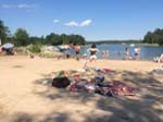 Lilla stranden, l�rdag morgon