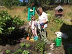 Travail au jardin