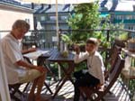 Stockholm: sur le balcon