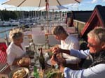 ... on d�ne avec Richard (et Tattie)