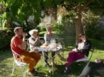 Dan, Florence och Corinne