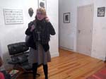 Louise et pr�te pour son travail