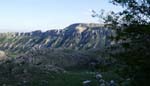 We drive through the mountains ...