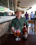 Leif finally gets his beer !