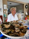 Ghislaine et les huitres
