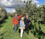Cueillette de pommes avec Jean-Luc et Anne