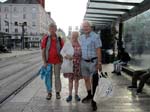 Rain, Elisabeth and Karl-Erik  at tram B