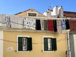 Laundry under the blue sky ...