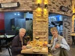 Leif och Robban p� f�rsta restaurangen
